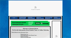 Desktop Screenshot of domaininform.net