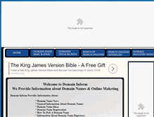 Tablet Screenshot of domaininform.net